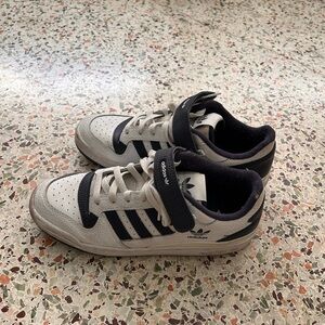 Adidas Navy and White sneakers